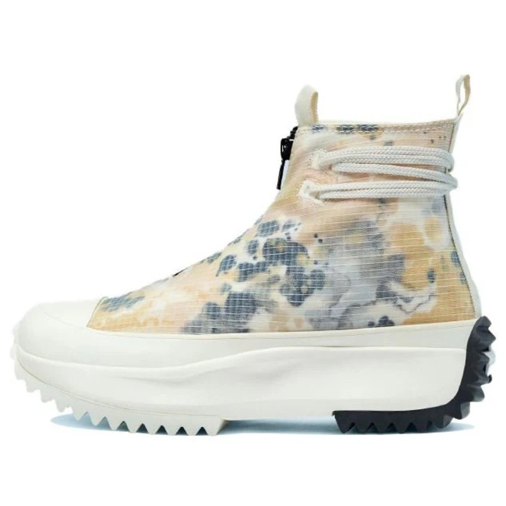 New Converse Women's Run Star Hike High Top Platform Egret/White/Black - Picture 2 of 9